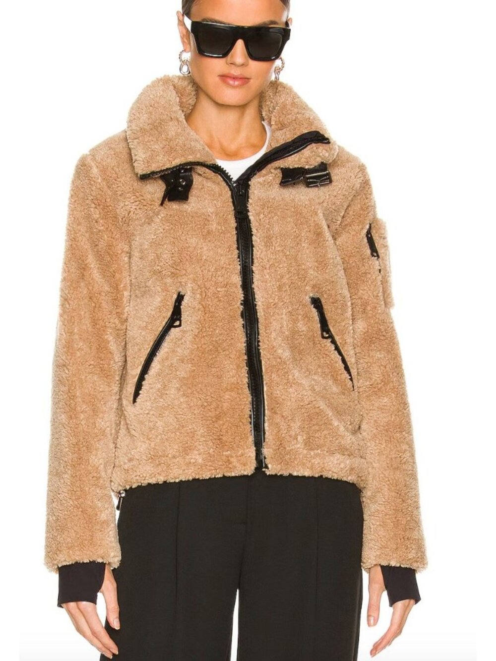 SAM. Sherpa Denver Jacket in Camel Size XS